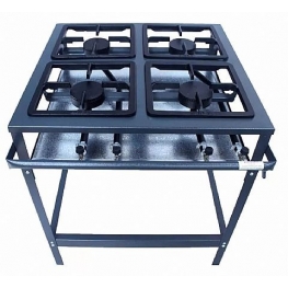 FOGAO INDUSTRIAL 04 BOCAS - LINHA ECONOMICA - ALTA PRESSAO