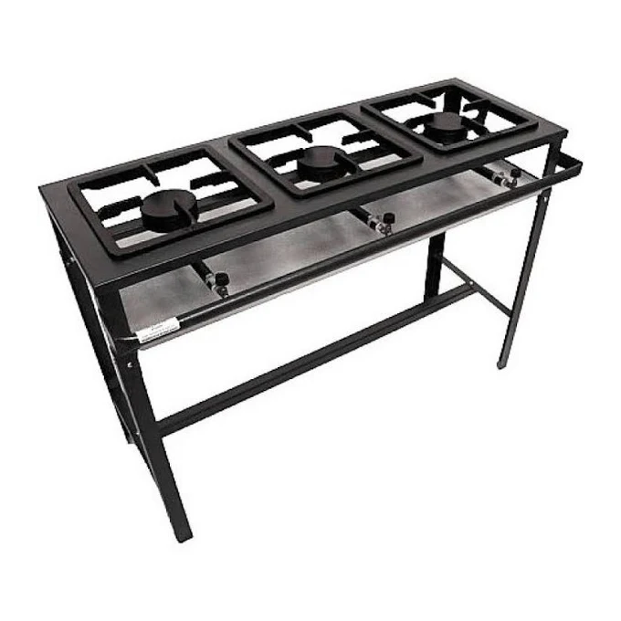 FOGAO INDUSTRIAL 03 BOCAS - LINHA ECONOMICA - ALTA PRESSAO